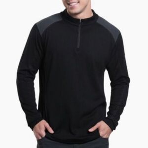 Kuhl Men’s Stellr 100% Merino Wool 1/4 Zip Pullover Size XL